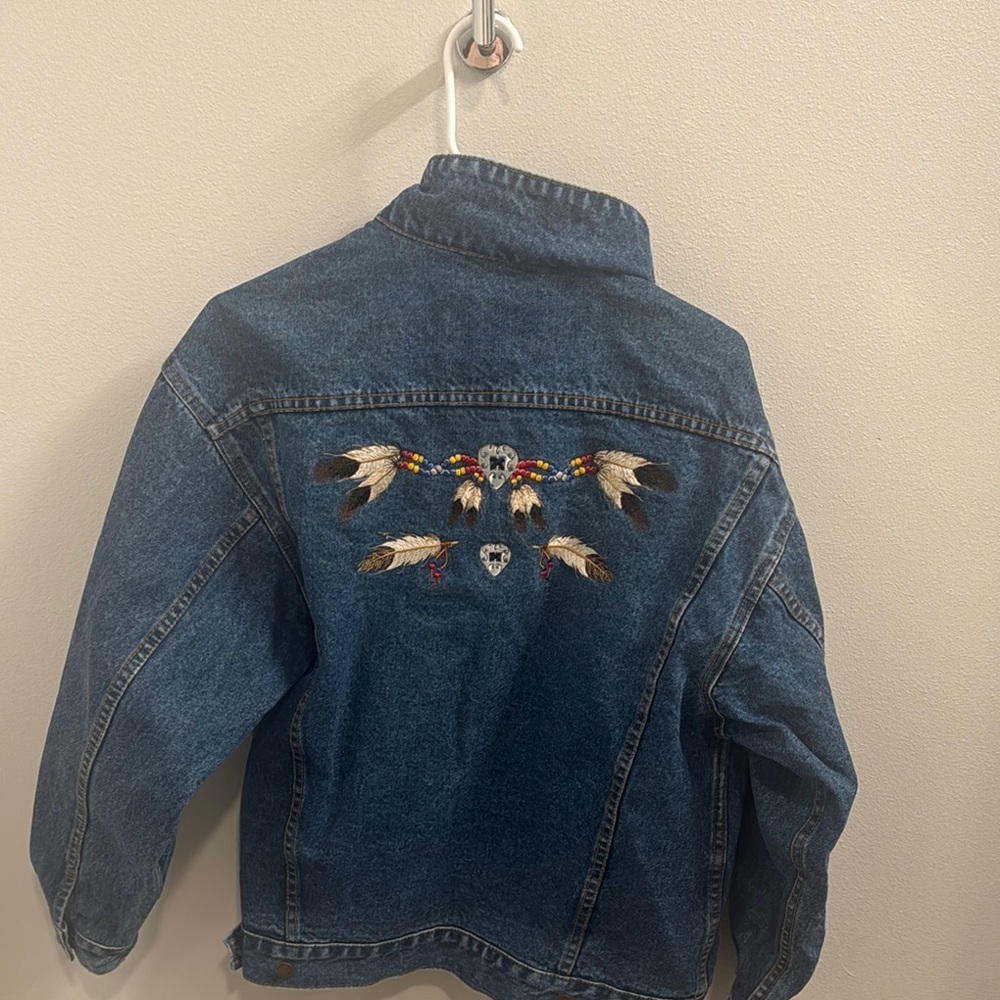 Embroidered Haleman Jean Jacket​ - Picture 5 of 5